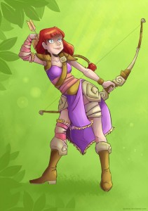 Monia the treasure hunter by Quarval