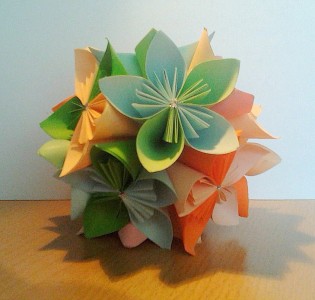 KULA KWIATY- origami by MagdalenaIK