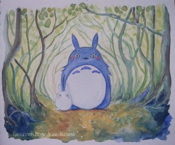 Chu i Chibi Totoro by Senbonzakura