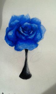Blue rose by Ciri