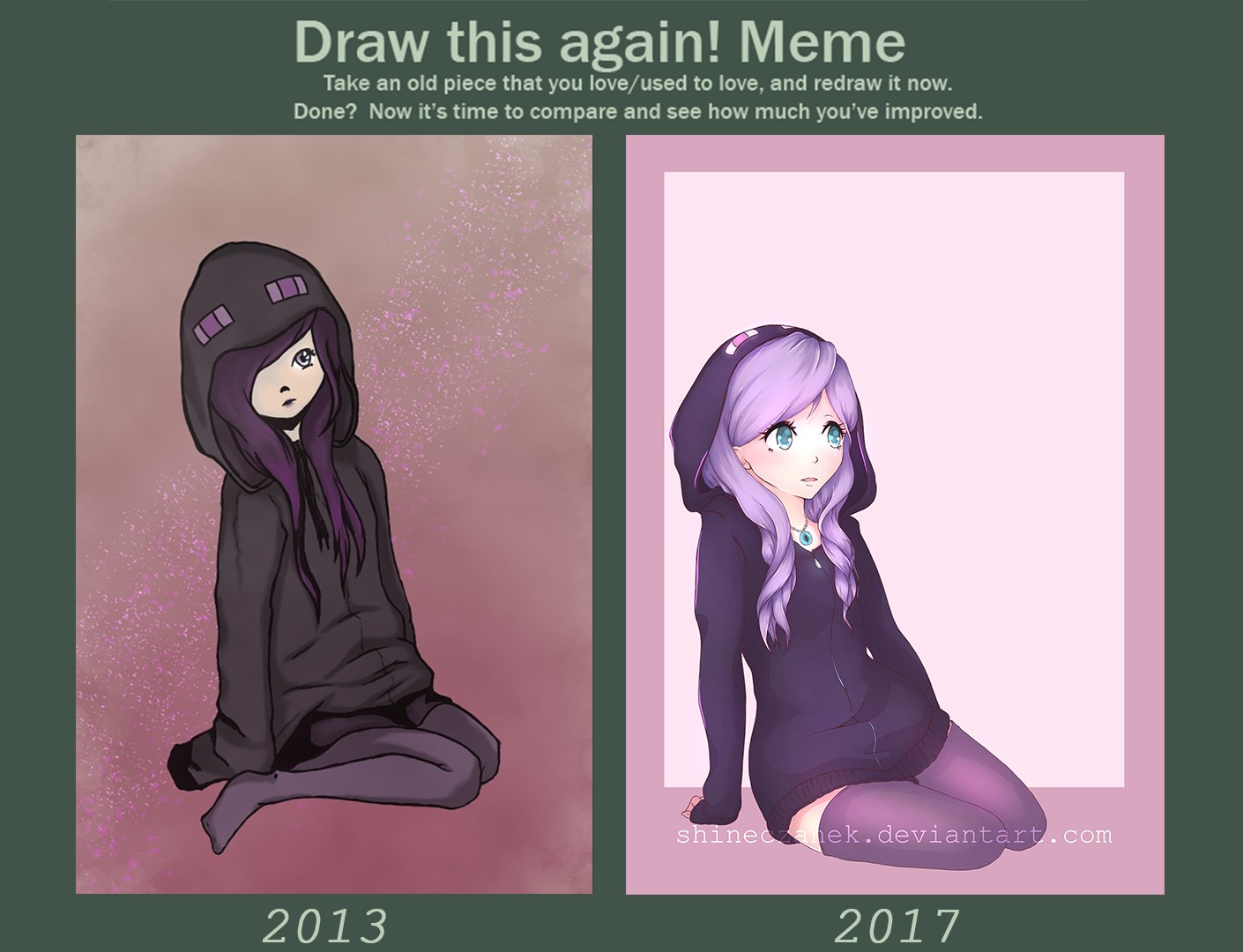 Draw This again Meme - Ender girl 2013 - 2017