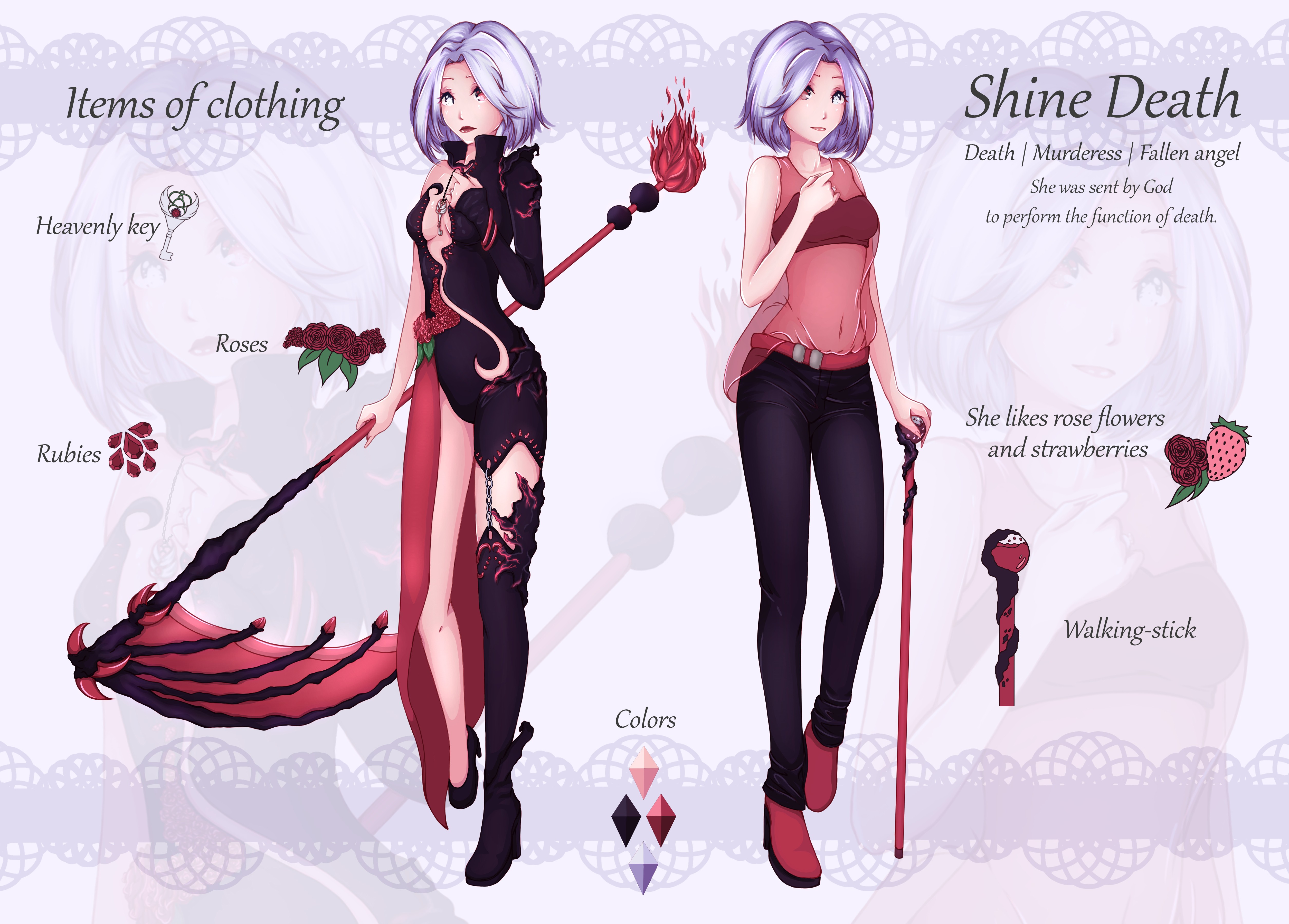 Shine Death - character design