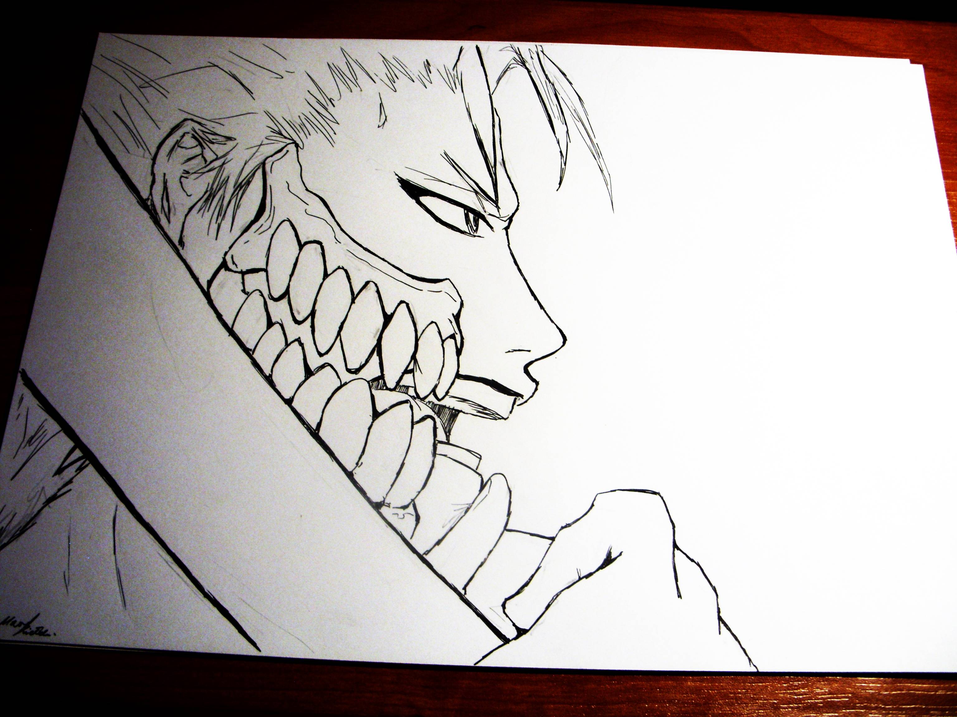 Grimmjow lineart