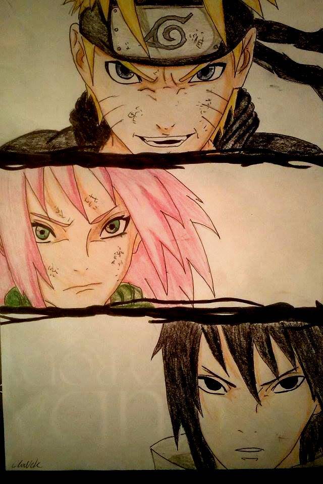 Naruto,Sakura,Sasuke