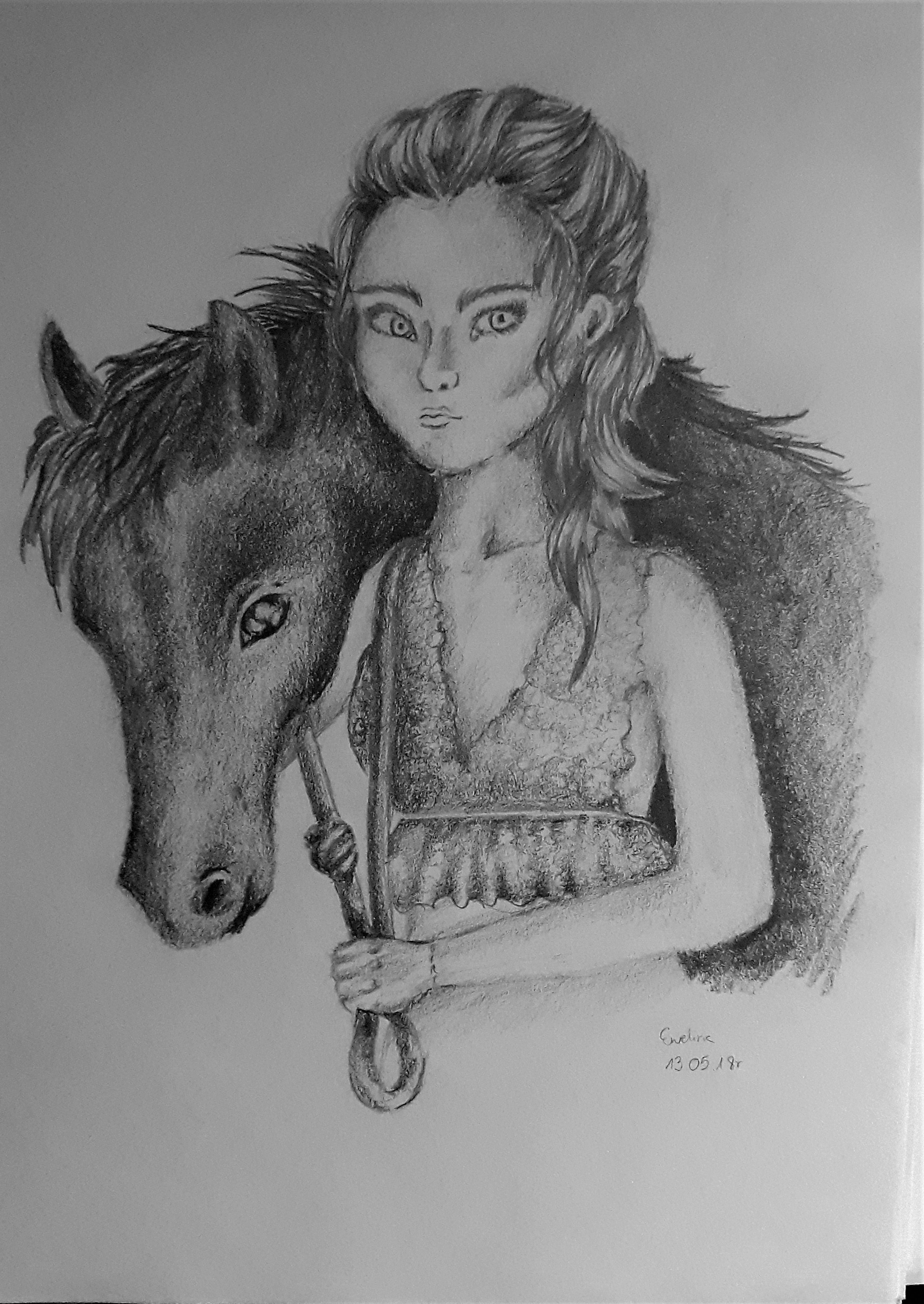 dziewczyna z  koniem