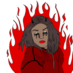 lady of fire (oc) by Aaaktywna