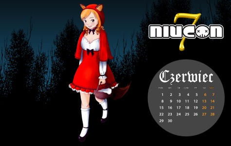 Kalendarz czerwiec - Czerwony Kapturek by laureanne