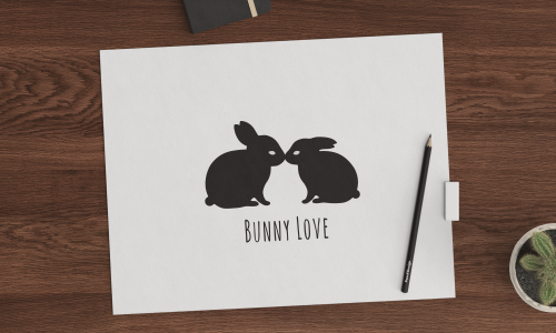 Bunny Love logo by RinneLasair