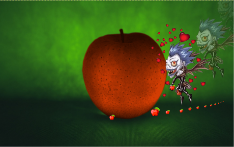 Ryuuk tak kocha czerwone jabłuszka by Victorique