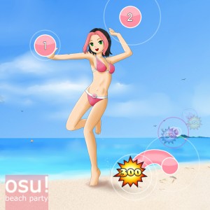 Osu! Beach Party! by laureanne