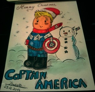 Captain America by kawaiineko1992