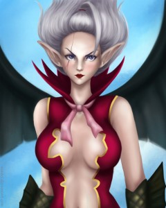 Mirajane Satan Soul Form - Fairy Tail by Nindei