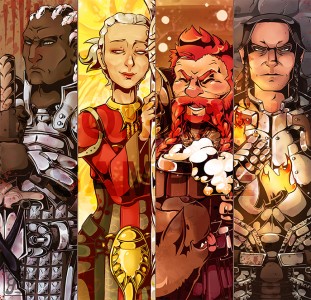 Dragon Age Origins Bookmarks II by Quarval