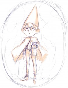 Over the Garden Wall (Wirt) szkic by AleksssB