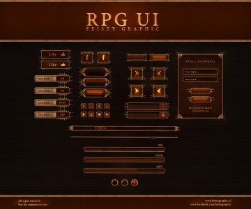 RPG UI by FeistyGraphic
