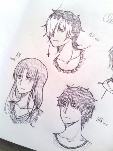oc doodles by Miyotan