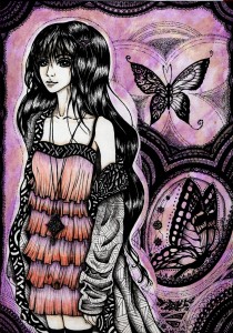 Butterfly lady by Enaika