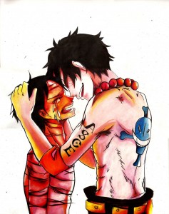 Luffy and Ace by Madlen
