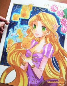 Tangled - I See The Light by Larienne