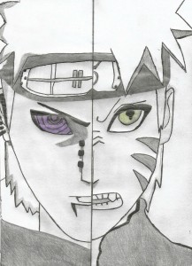 Pain and Naruto by G1ngerZ