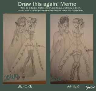 Draw this again! Meme - wampiry by Sheeru