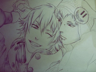 Aoba and Noiz WIP by Mars