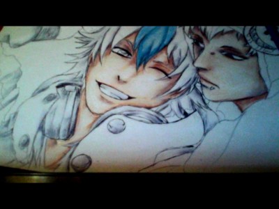 Aoba and Noiz WIP 2 by Mars