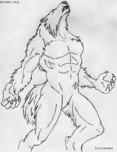 Howling Werewolf by Irrelevant