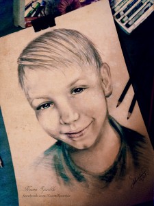 Portret chłopca by noemisparkle