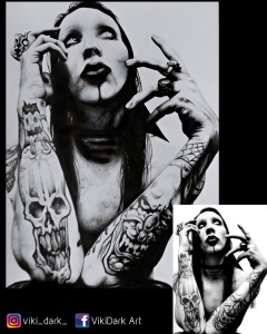 Marilyn Manson by VikiDark