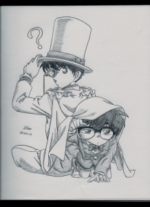 Kaito Kid i Conan by lileodark
