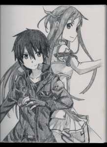 Asuna i Kirito by lileodark