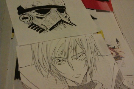 Stormtrooper and Lelouch by BK201