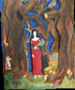 Elfka w lesie by AranelElbereth