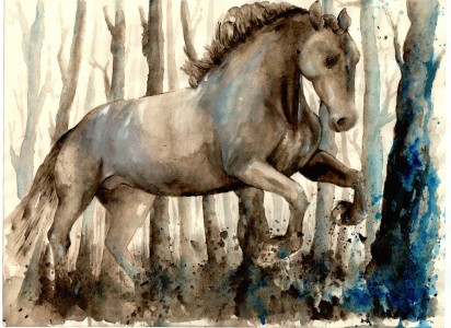 Akwarelowy koń by Marciniakowo