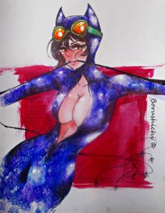 Catwoman fanart by Borushichi